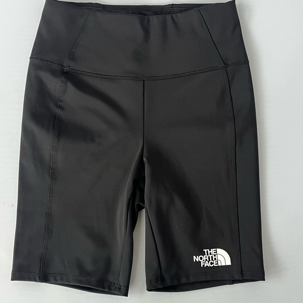 The North Face Girls' Never Stop Bike Shorts in Black size M (10)